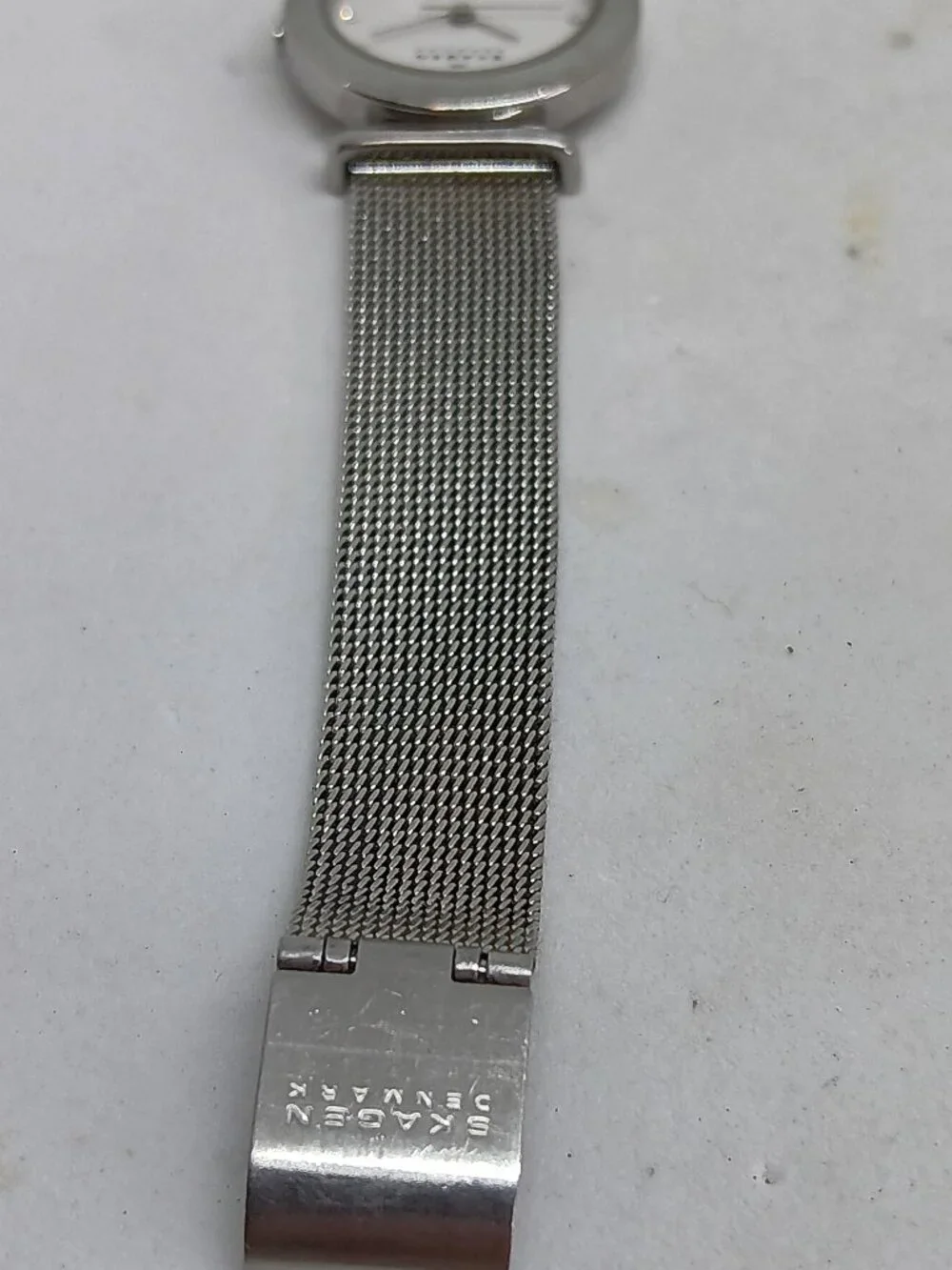 Skagen 107SSSD Women's 25mm Stainless Steel Mesh Band Slim Profile Quartz Watch